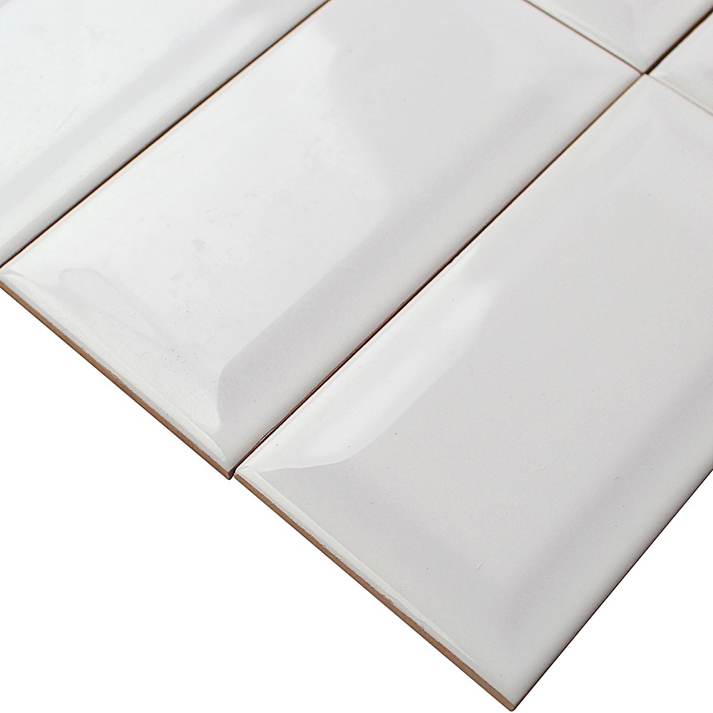basic 3x6 beveled white ceramic tile basic 3x6 beveled white ceramic tile