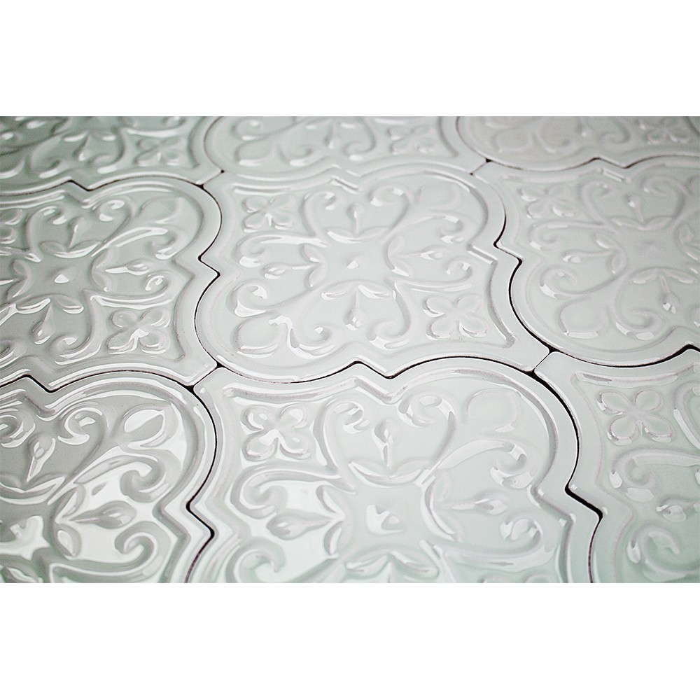 Byzantine Florid Arabesque Alice Ceramic Tile