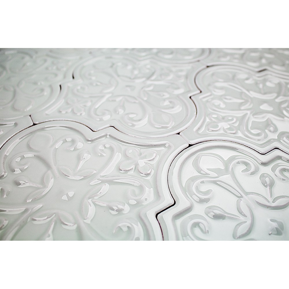 Byzantine Florid Arabesque Alice Ceramic Tile