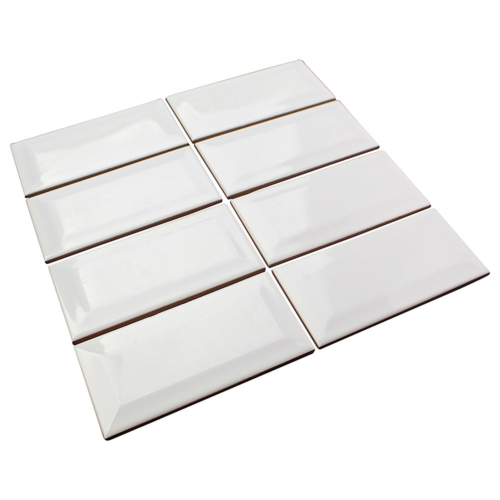 basic 3x6 beveled white ceramic tile basic 3x6 beveled white ceramic tile