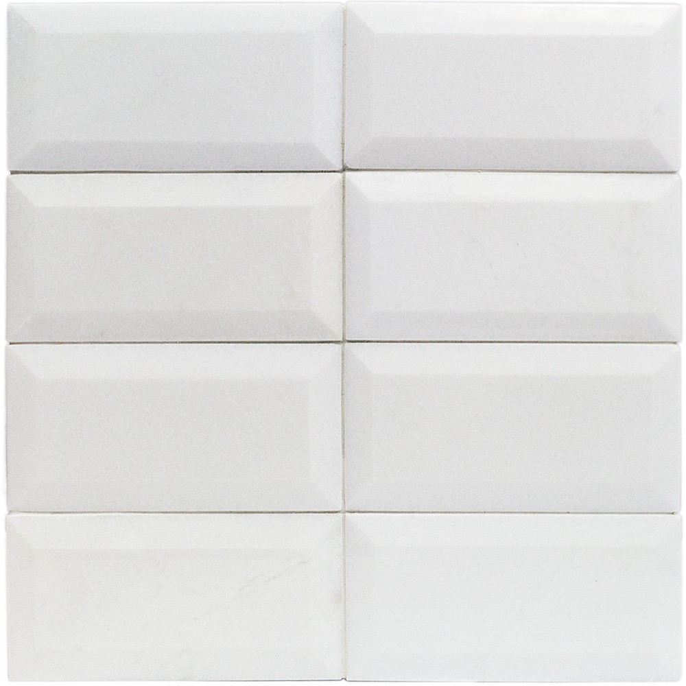 white thassos 3x6 beveled marble tile white thassos 3x6 beveled marble tile