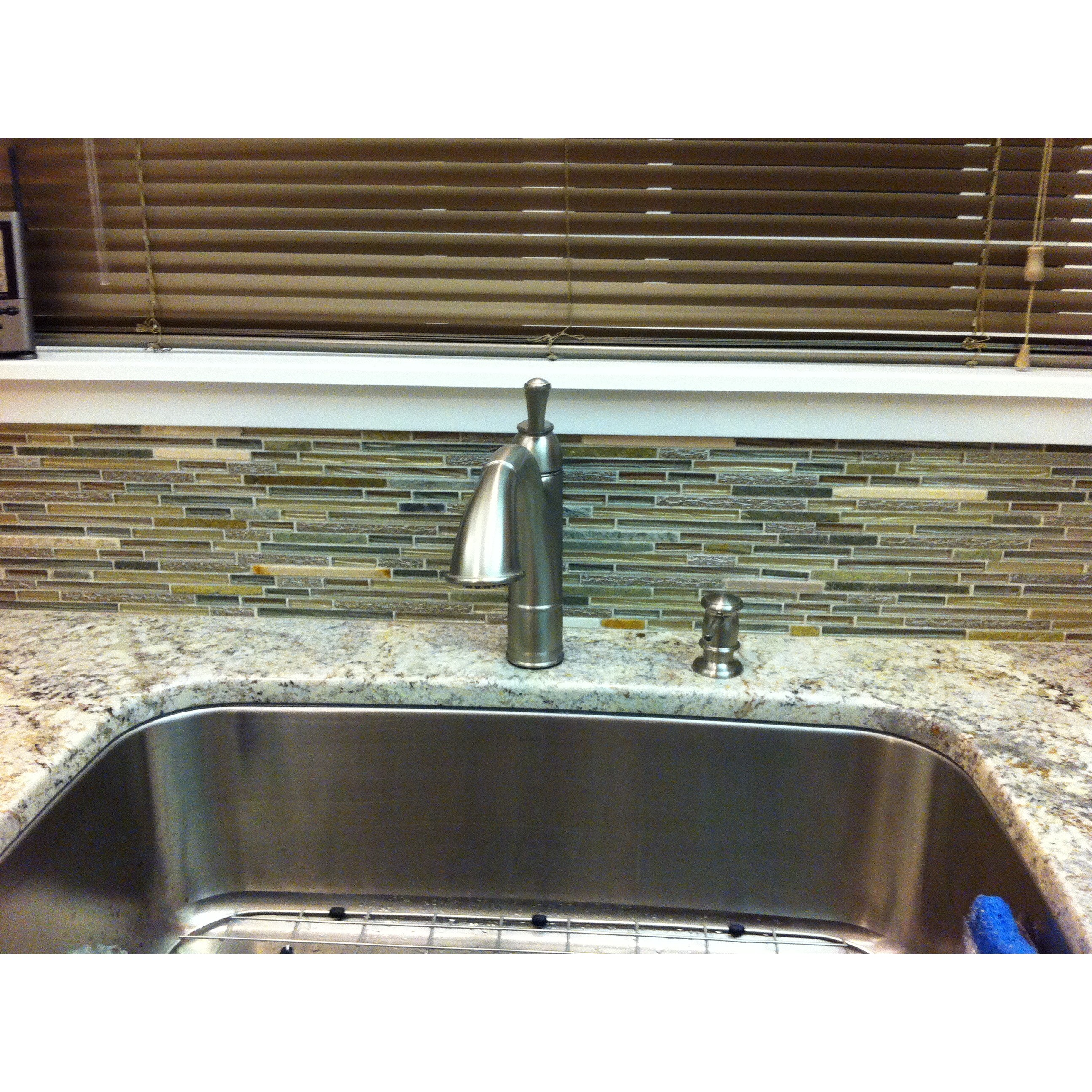 Arcadia+Brick Arcadia Solaria Random Brick Glass and Slate Tile
