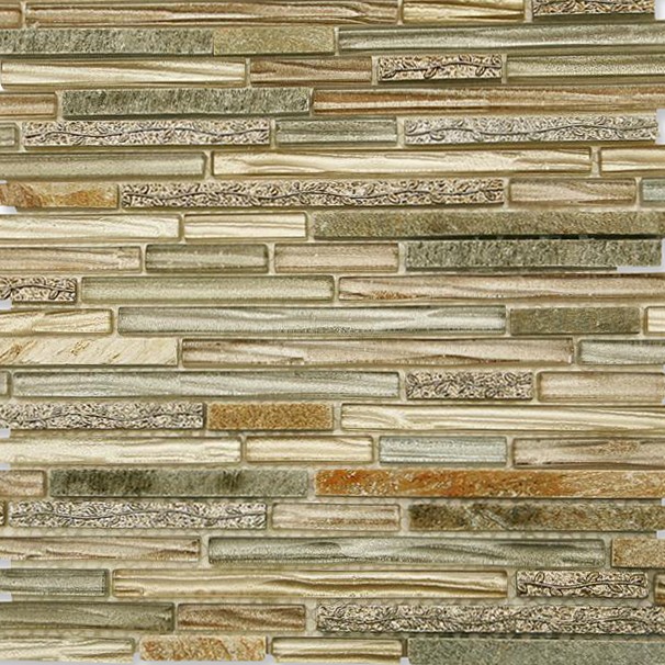 Arcadia+Brick ... → Arcadia → Arcadia Solaria Random Brick Glass and Slate Tile