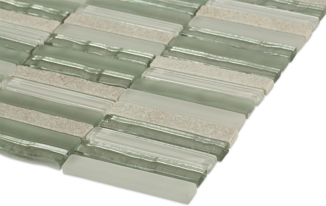 Shop 12x11 3/4 Alloy Iceland 1/2 x 4 Polished and Matte Glass + Silver