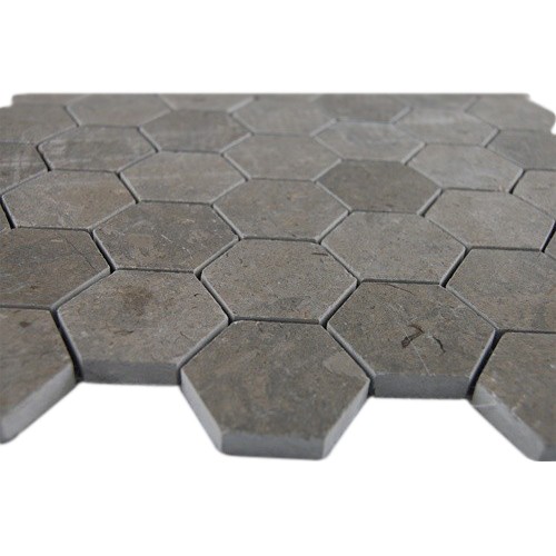 gray hex tile