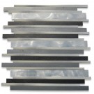 Industrial Cityscape Metal Mosaic Tile