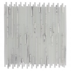 BREEZE STYLUS CARRERA ICE PATTERN 1/8" X RANDOM GLASS TILES_MAIN
