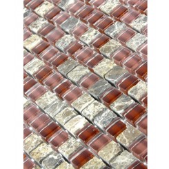 sample- BOURBON BLEND 1/2 X 1/2"  TILE 1/4 SHEET SAMPLE"_MAIN
