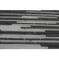 sample-BREEZE STYLUS BASALT ICE PATTERN 1/8 X RANDOM 1/4 SHEET GLASS TILES SAMPLE"_MAIN