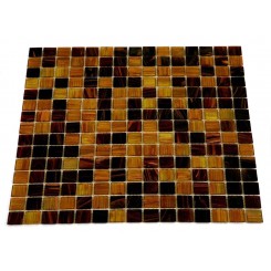 Sample-coffee Bean Glass Tiles 1/4 Sheet Sample