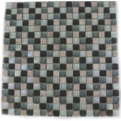Constellation Blend Squares 1/2" X 1/2" Marble & Glass Tile