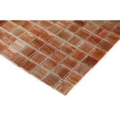Sample-Golden Glass Tiles 1/4 Sheet Sample