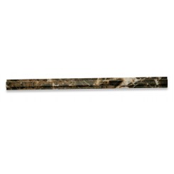 Novel Pencil Dark Emperidor Marble Tile Liner