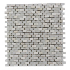 Paragon Pearl Lace Mini Brick Pattern  Tile