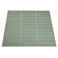 LOFT SEAFOAM POLISHED 1 X 4" GLASS TILES"_MAIN