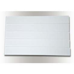Loft Horizon Super White Frosted 2x16 Glass Tile
