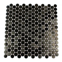 METAL BLACK STAINLESS STEEL 3/5 PENNY ROUND TILES_MAIN