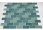 sample-RIVER BLEND 1X2 GLASS TILE 1/4SHEET SAMPLE