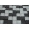 sample-BREEZE BASALT ICE PATTERN 3/4" X 3/4" SQUARES 1/4 SHEET GLASS TILES SAMPLE