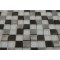 sample-BREEZE STEEL ICE PATTERN 3/4" X 3/4" SQUARES 1/4 SHEET GLASS TILES SAMPLE