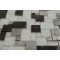 sample-BREEZE STEEL ICE PIAZZA PATTERN 1/4 SHEET GLASS TILES SAMPLE