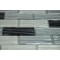 sample-TERRENE ZODIAC BLEND 1X3 1/4 SHEET GLASS TILES BRICKS SAMPLE