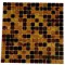 Coffee Bean 3/4x3/4 Glass Tile