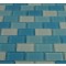 sample-CLOUD BLEND 1X2 GLASS TILE 1/4SHEET SAMPLE