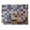 SAMPLE-COFFEE BEAN GLASS TILES 1/4 SHEET SAMPLE