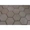 Sample-crema Marfil Hexagon 1/4 Sheet Tile Sample