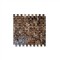 Sample-dark Emperador 1/2x1 Brick  Tiles 1/4 Sheet Sample
