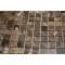 Sample-dark Emperador 1x1 Tiles 1/4 Sheet Sample