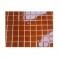 sample-EARTH BROWN 1X1 GLASS TILES 1/4 SHEET SAMPLE