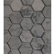 sample-HEXAGON WHITE CARRERA 1/4 SHEET TILE SAMPLE
