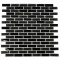 LOFT CLASSIC BLACK 1/2X2 BRICK PATTERN