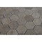 sample-LAGOS GRAY HEXAGON 1/4 SHEET TILE SAMPLE