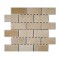 sample-CREMA MARFIL BEVELED 2x4  TILES 1/4SHEET SAMPLE