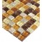 Sample- Golden Road Blend Squares 1/2" X 1/2" Tiles 1/4 Sheet Sample