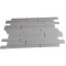 TUSCANY PATTERN SUPER WHITE GLASS TILE