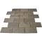 WHITE CARRERA BEVELED 2X4 MARBLE TILE  TILE
