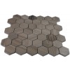 ATHENS GRAY 2" HEXAGON POLISHED MARBLE MOSAICS