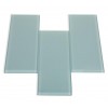 Sample - Loft Blue Gray Polished 4x12 Glass Tiles 1 Piece Sample