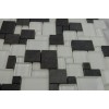 sample-BREEZE BASALT ICE PIAZZA PATTERN 1/4 SHEET GLASS TILES SAMPLE