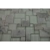 sample-BREEZE CARRERA ICE PIAZZA PATTERN 1/4 SHEET GLASS TILES SAMPLE