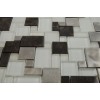 sample-BREEZE STEEL ICE PIAZZA PATTERN 1/4 SHEET GLASS TILES SAMPLE
