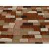sample-BRICK PATTERN SOUTHERN TRAIL BLEND 1/2" X 2" 1/4 SHEET  TILES SAMPLE BRICK