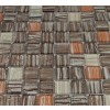 sample-TERRENE JUPITER BLEND 1X1 1/4 SHEET GLASS TILES SQUARES SAMPLE