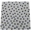 CHECKERBOARD WHITE AND BLACK 1/2" X 1/2" MARBLE TILES