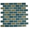 CLOUD BLEND 1X2 GLASS TILE