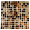 COFFEE BEAN 3/4X3/4 GLASS TILE